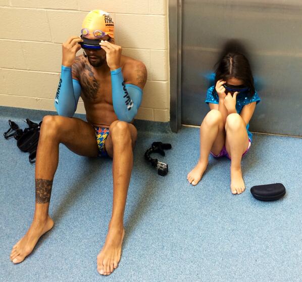 Pool deck constraint setup used for breathing and recovery trials